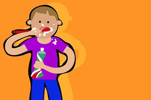 Child Brushing Teeth