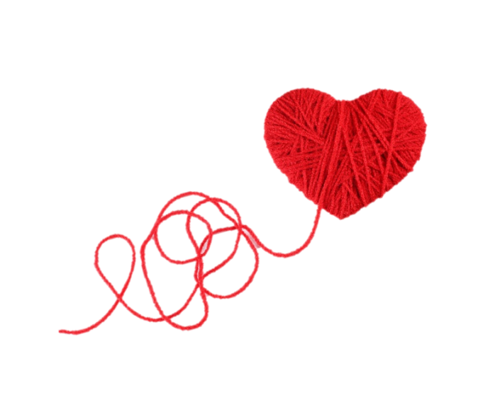 Heart Red String