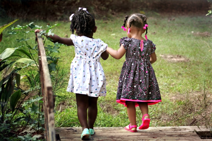 Girls Walking