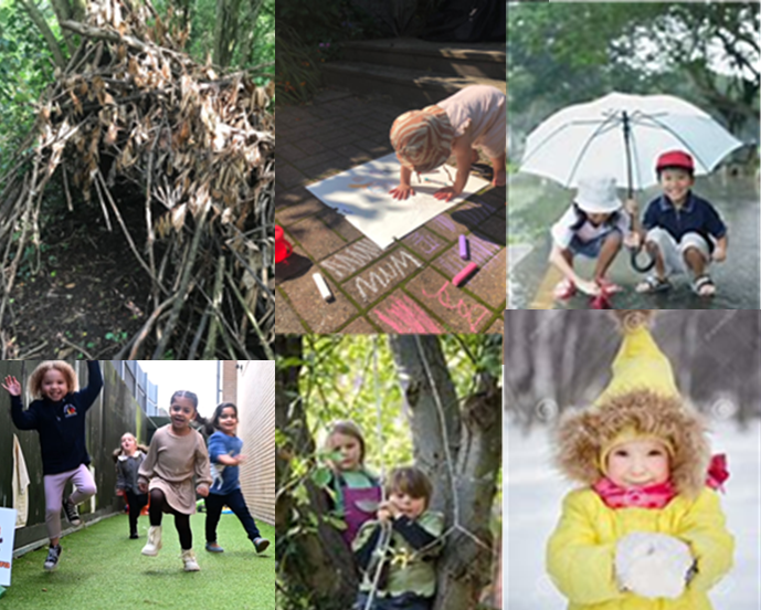 Outside in All Weathers Collage